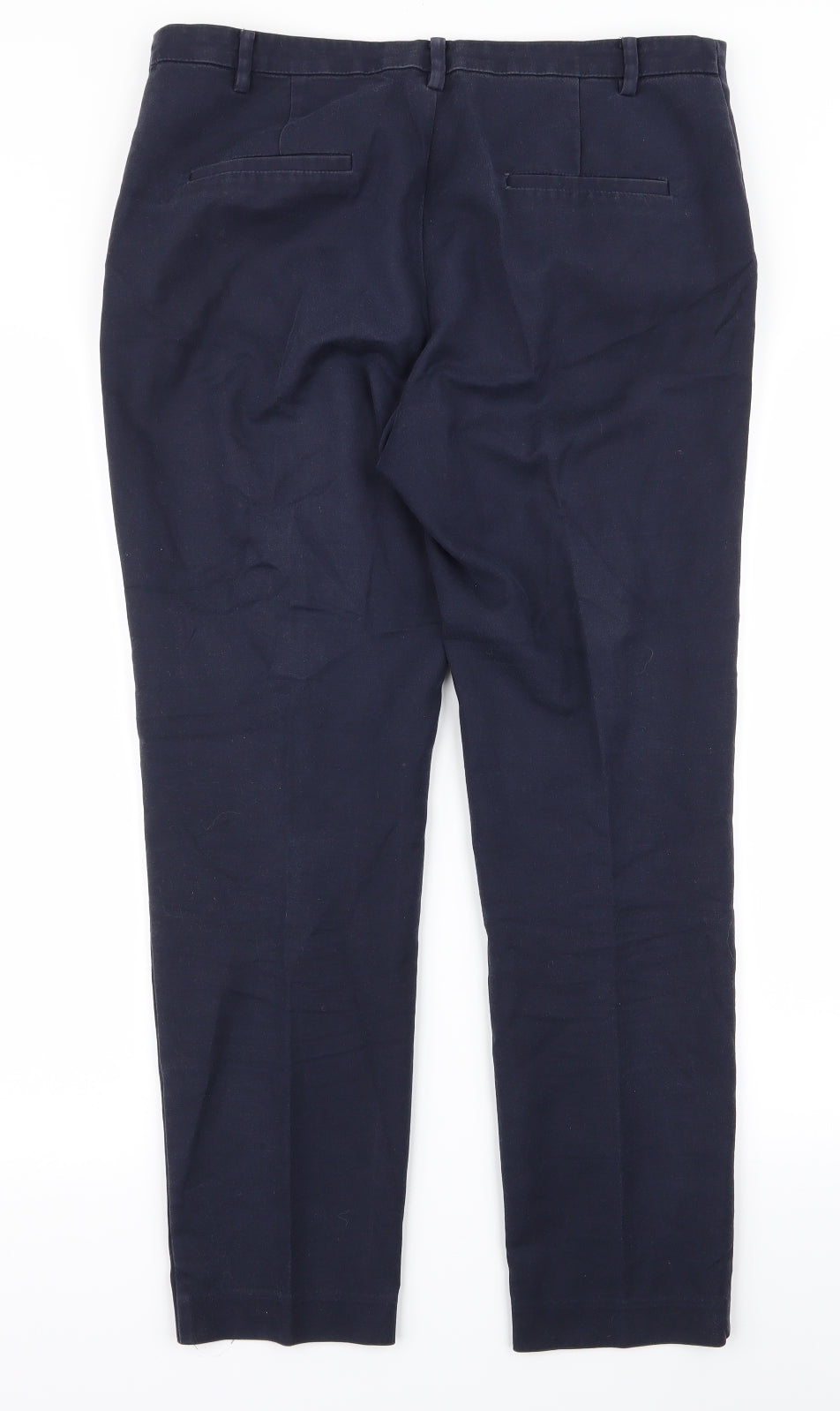 Womens UK Size 8 Zara Regular Fit  Black Trousers