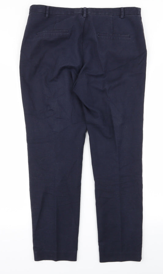 Womens UK Size 8 Zara Regular Fit  Black Trousers