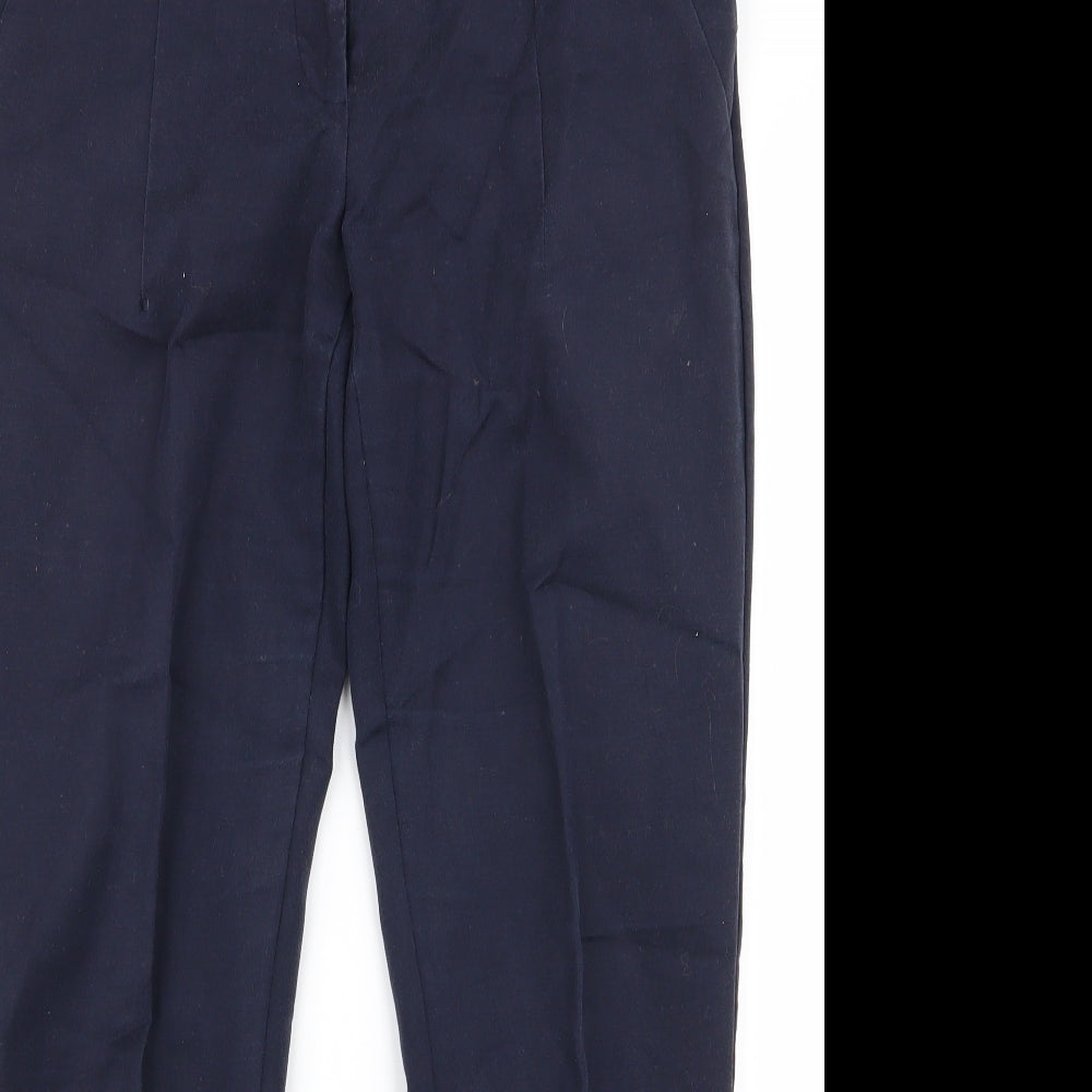 Womens UK Size 8 Zara Regular Fit  Black Trousers