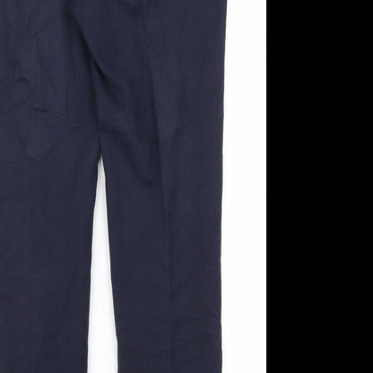 Womens UK Size 8 Zara Regular Fit  Black Trousers