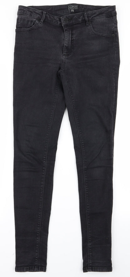 David Warren Womens Black   Skinny Jeans Size 12 L24 in