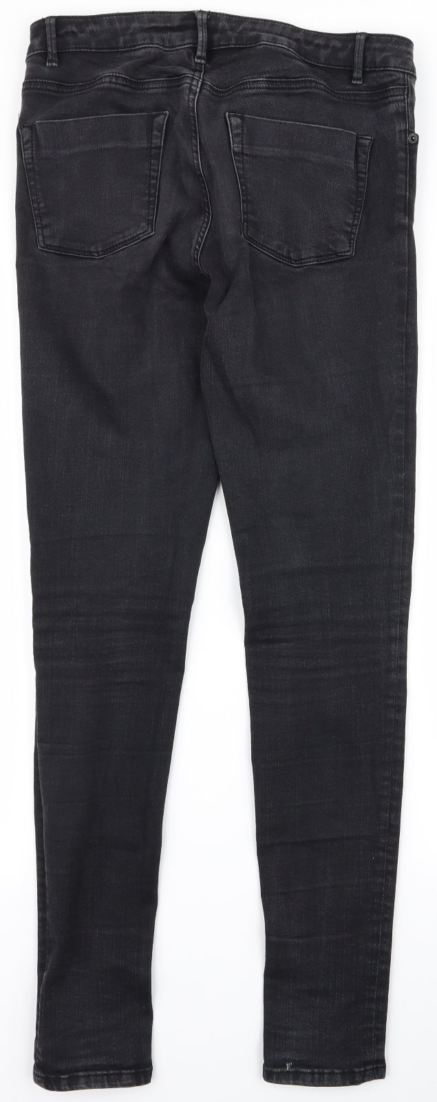 David Warren Womens Black   Skinny Jeans Size 12 L24 in