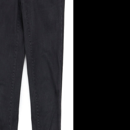 David Warren Womens Black   Skinny Jeans Size 12 L24 in