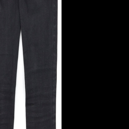 David Warren Womens Black   Skinny Jeans Size 12 L24 in