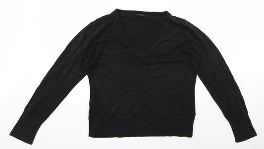 George Mens Black   Pullover Jumper Size M