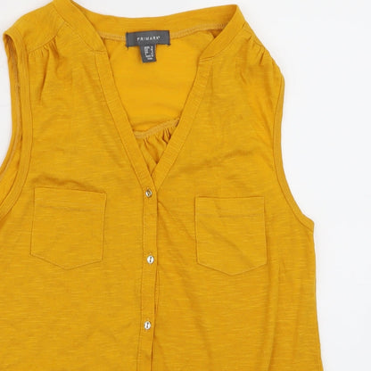 Primark Womens Orange   Basic T-Shirt Size 10