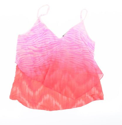 george  Womens Pink   Cropped Blouse Size M