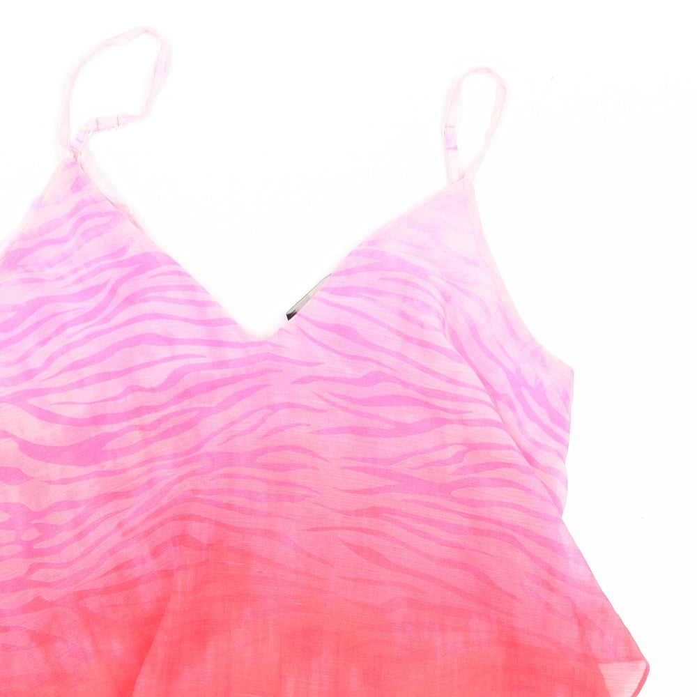 george  Womens Pink   Cropped Blouse Size M