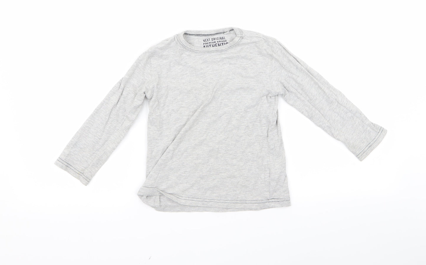 NEXT Boys Grey  Rayon Basic T-Shirt Size 4 Years