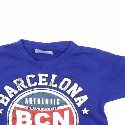 safon Boys Blue   Basic T-Shirt Size 2 Years