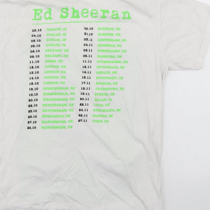 Womens UK Size S Gildan Multicoloured Basic T-Shirt