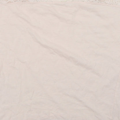 LOGG Girls Ivory   Basic Polo Size 11-12 Years  - Lace trim on top