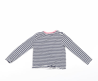George Boys Blue Striped  Pullover Sweatshirt Size 2-3 Years