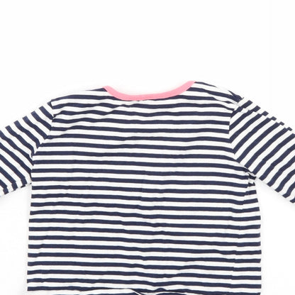 George Boys Blue Striped  Pullover Sweatshirt Size 2-3 Years