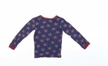 M&S Boys Blue Polka Dot  Basic Casual Size 4-5 Years