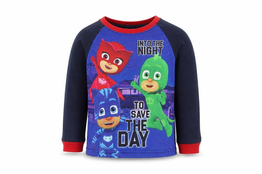 PJ MASKS Boys Multicoloured    Pyjama Top Size 2-3 Years