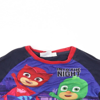 PJ MASKS Boys Multicoloured    Pyjama Top Size 2-3 Years