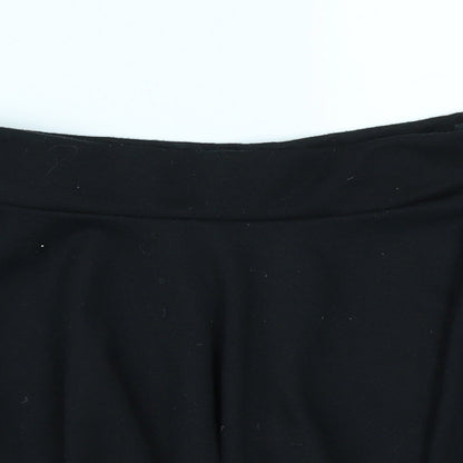 Preworn Girls Black   Flare Skirt Size 9-10 Years