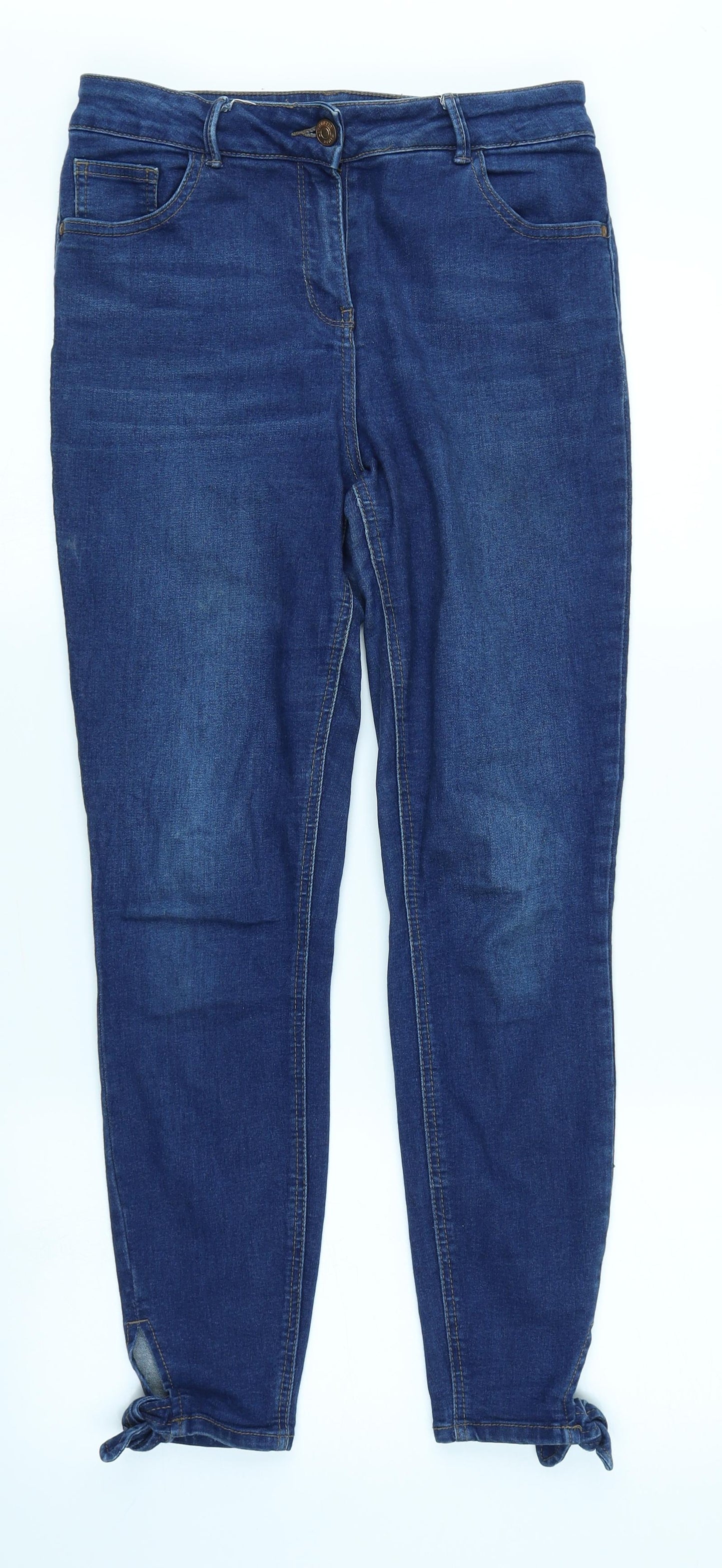 Matalan Womens Blue  Denim Skinny Jeans Size 10 L26 in