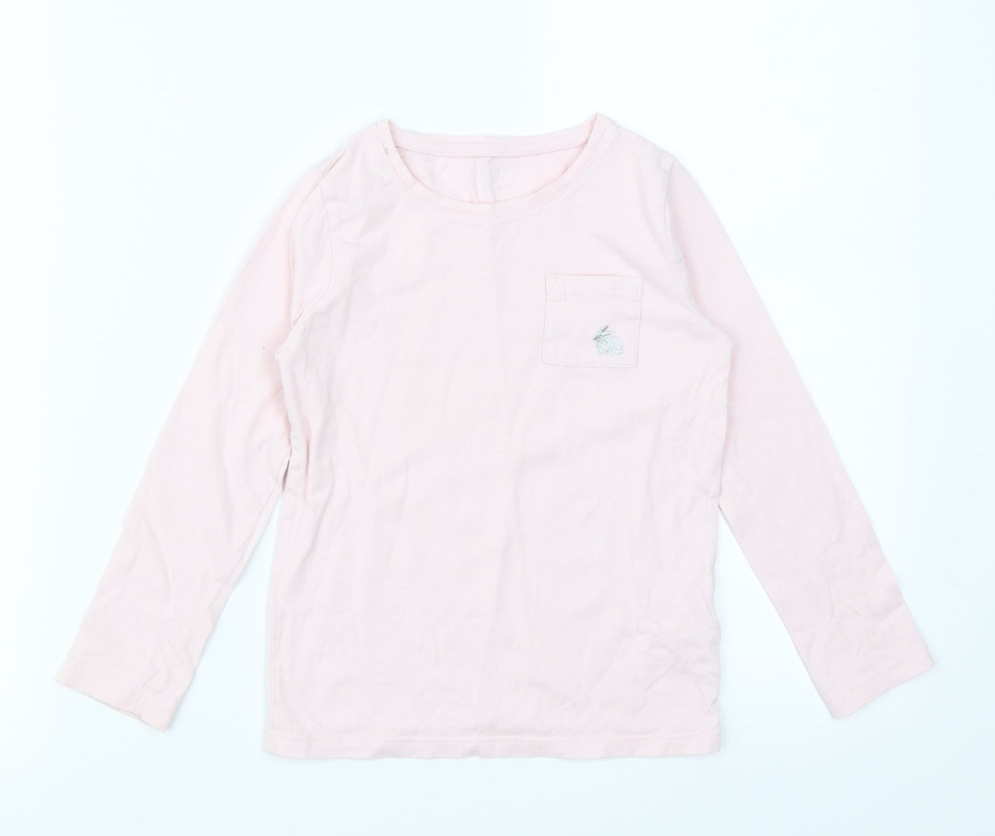 F&F Girls Pink   Basic T-Shirt Size 5-6 Years