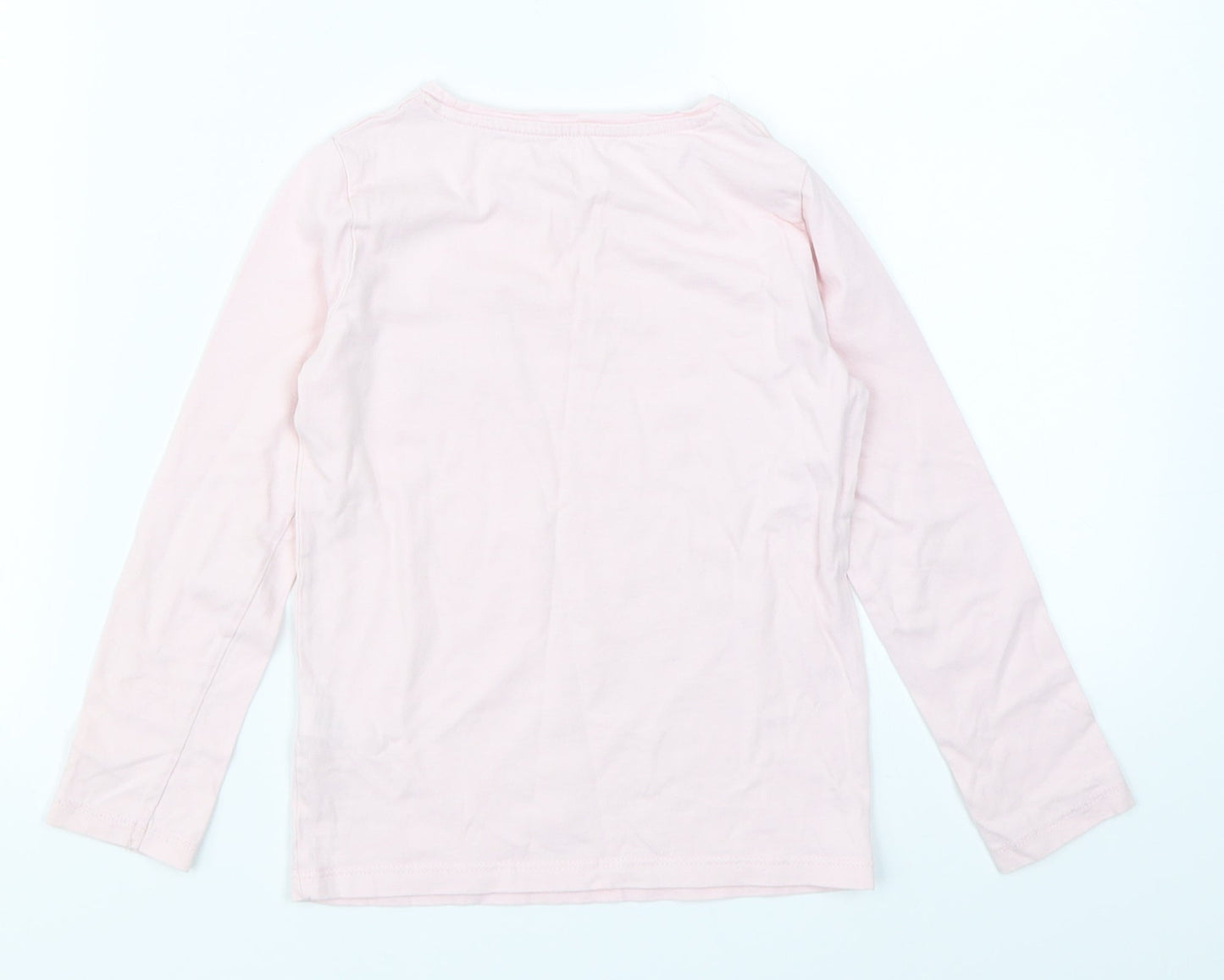 F&F Girls Pink   Basic T-Shirt Size 5-6 Years