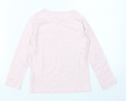 F&F Girls Pink   Basic T-Shirt Size 5-6 Years
