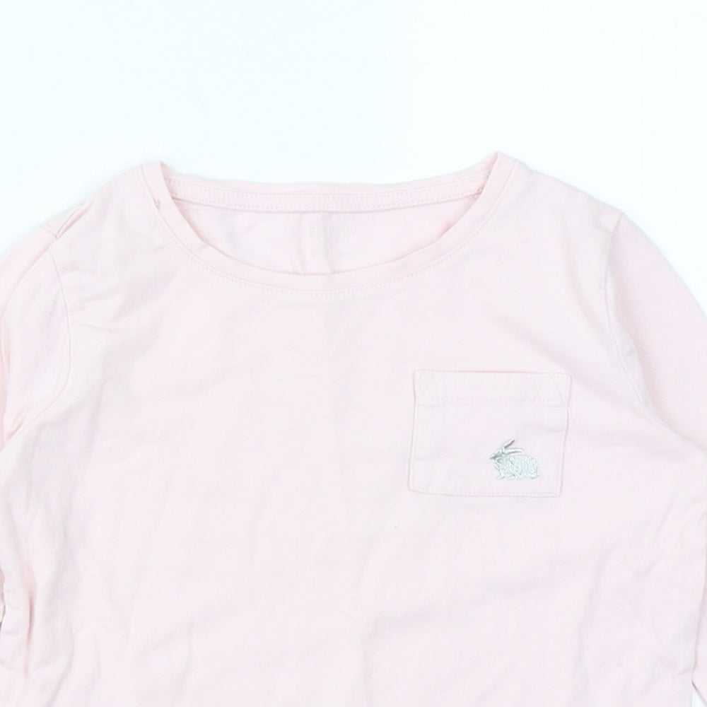 F&F Girls Pink   Basic T-Shirt Size 5-6 Years