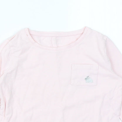 F&F Girls Pink   Basic T-Shirt Size 5-6 Years