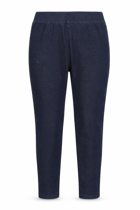 Front view of Dorothy Perkins women’s blue denim jegging jeans, size UK 8, 25-inch leg