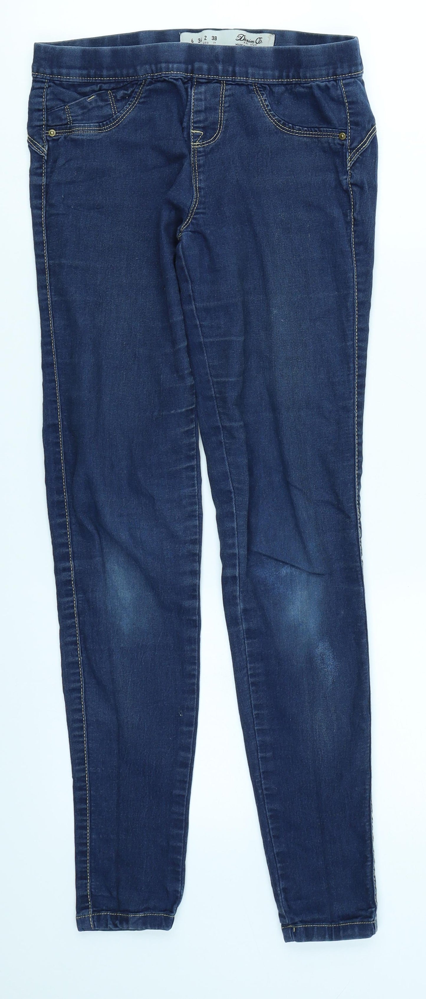 Denim Co Womens Blue   Jegging Jeans Size 6 L27 in