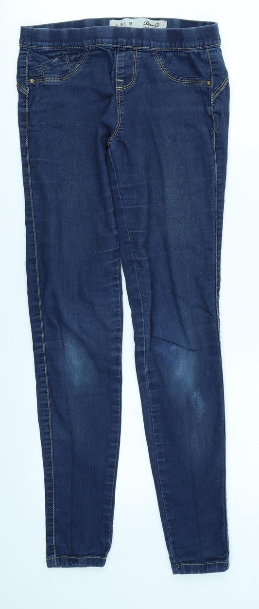 Denim Co Womens Blue   Jegging Jeans Size 6 L27 in