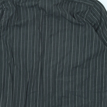 Mens UK Size XL Emporio Grey  Button-Up Long Sleeve Casual Shirt