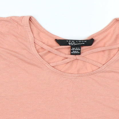915 Generation Girls Pink   Cropped T-Shirt Size 10-11 Years