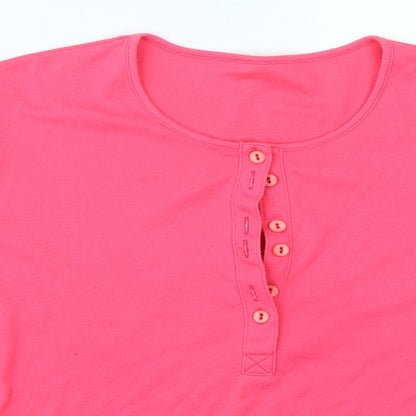 Cinch Womens Pink   Basic T-Shirt Size M