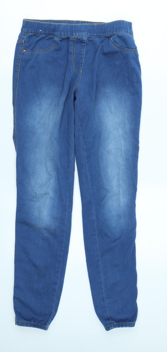 Nutmeg Womens Blue   Jegging Jeans Size 10 L27 in