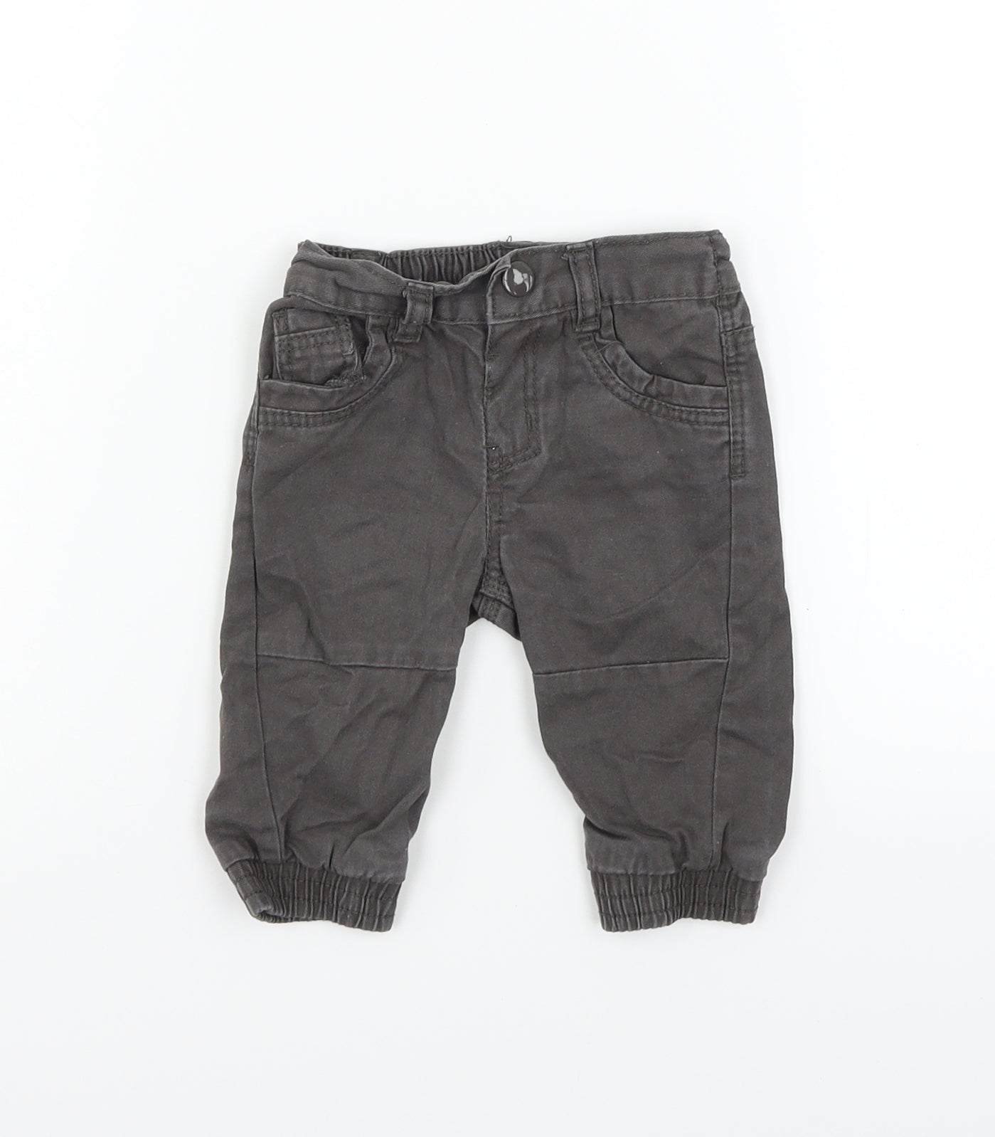 Baby Baby Grey   Cargo Trousers Size 3-6 Months