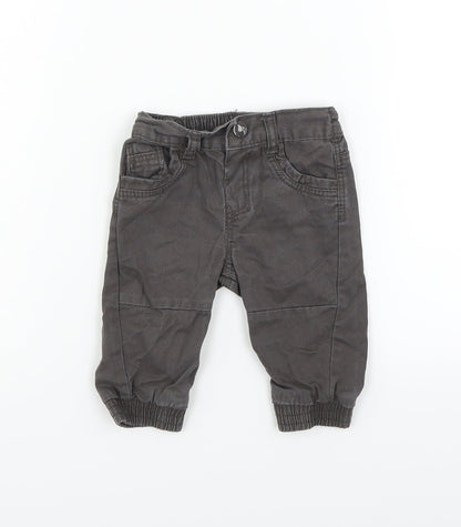 Baby Baby Grey   Cargo Trousers Size 3-6 Months