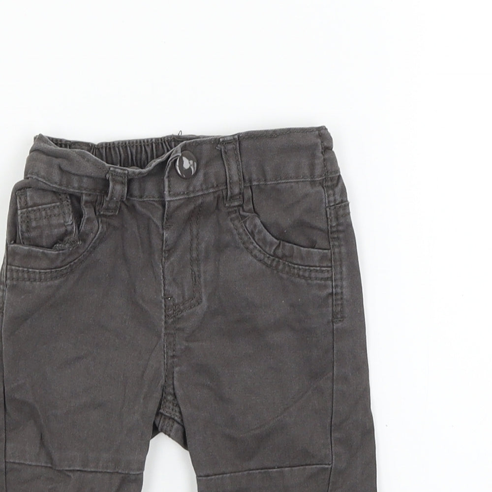 Baby Baby Grey   Cargo Trousers Size 3-6 Months
