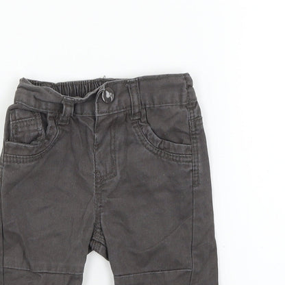 Baby Baby Grey   Cargo Trousers Size 3-6 Months