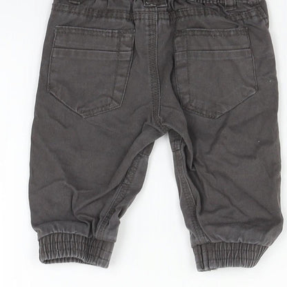 Baby Baby Grey   Cargo Trousers Size 3-6 Months