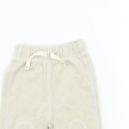 George Girls Beige   Track Pants Trousers Size 0-3 Months