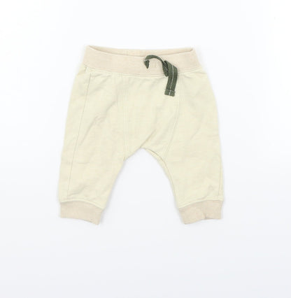 F&F Baby Beige   Track Pants Trousers Size 0-3 Months