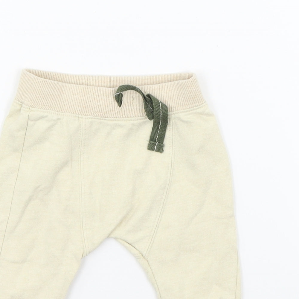 F&F Baby Beige   Track Pants Trousers Size 0-3 Months