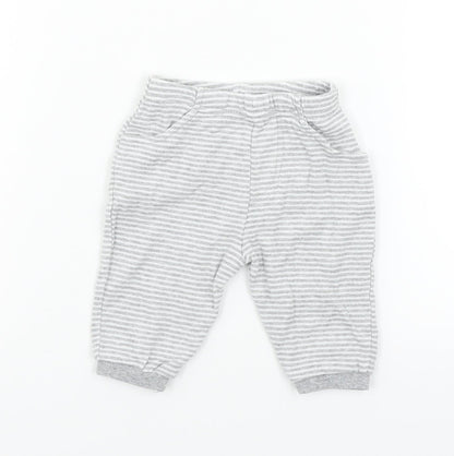 Earlydays Girls Grey   Jogger Trousers Size 0-3 Months
