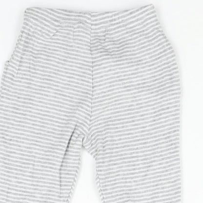 Earlydays Girls Grey   Jogger Trousers Size 0-3 Months