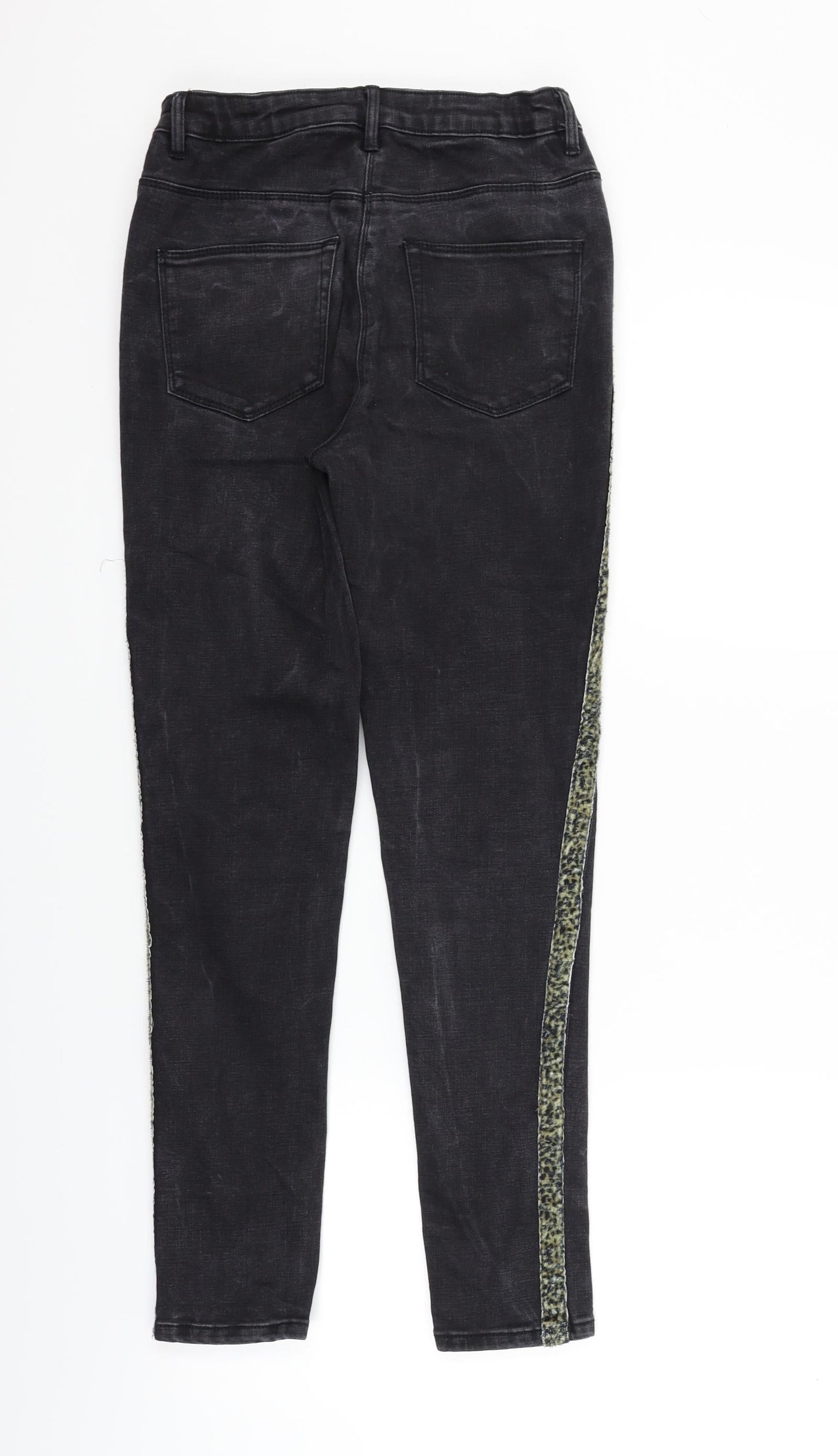 Candy Girls Black   Straight Jeans Size 13 Years