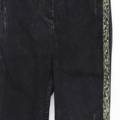 Candy Girls Black   Straight Jeans Size 13 Years