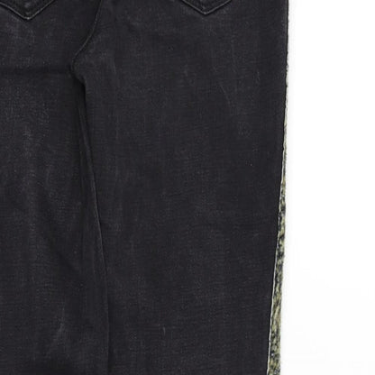 Candy Girls Black   Straight Jeans Size 13 Years