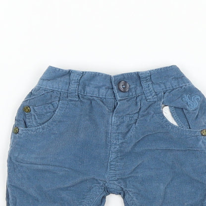 BHS Boys Blue   Cargo Jeans Size 0-3 Months