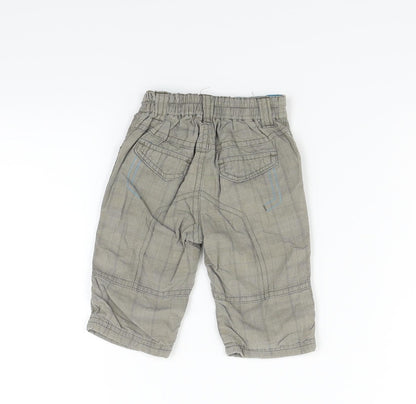 Mothercare Boys Beige   Jogger Trousers Size 0-3 Months